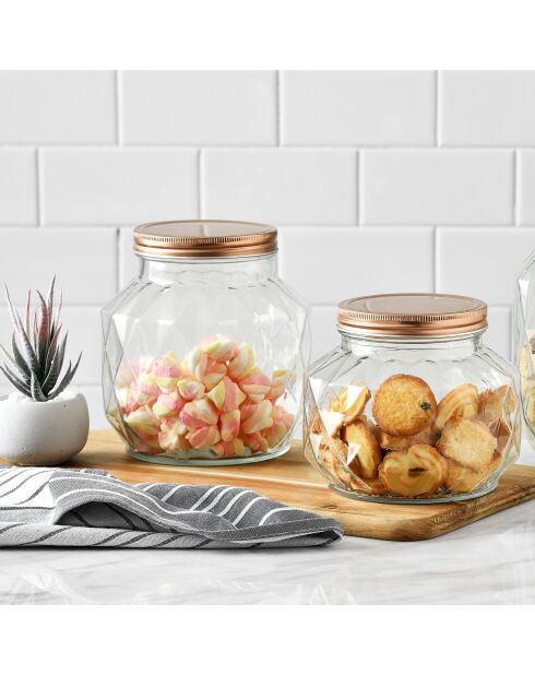 Transparente 1,6-Liter-Flasche