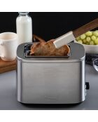 MasterPro 2-delige broodroosterset voor fijnproevers zilver/zwart