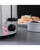 MasterPro 2-delige broodroosterset voor fijnproevers zilver/zwart