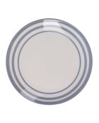 Noia San Ignacio Dessertteller, Weiß/Blau, D. 19 cm, 3 Stück