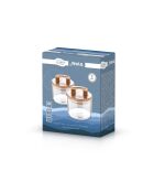 Set mit 2 durchsichtigen Noia San Ignacio Gläsern mit Deckel