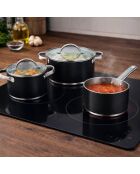 Pentole nere da 5 pezzi