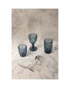 Lot de 8 Verres  bleus - 250 ml