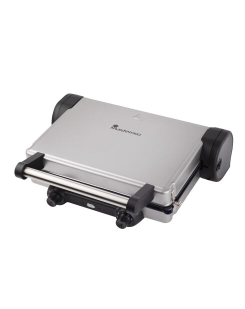 Set de parrilla eléctrica antiadherente con parrilla negra de 2200 W - D. 12x32x40 cm