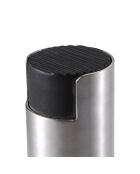 Silberner Öl- und Essigsprüher - D. 4x17,5 cm