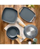 Schwarzer Barbecue-Grill - D.36,9x24,6 cm