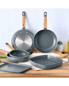 Schwarzer Barbecue-Grill - D.36,9x24,6 cm