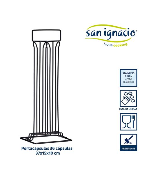 Porte-capsules de café noire