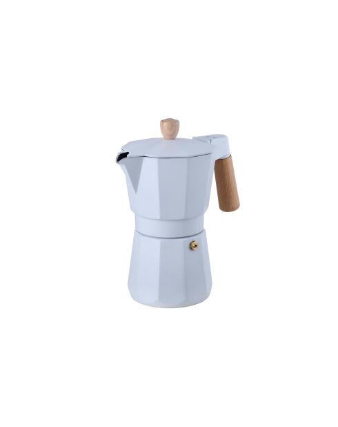 Cafetière thermique avec poignée blanche