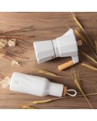 Cafetière thermique avec poignée blanche