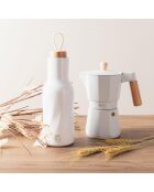 Cafetière thermique avec poignée blanche