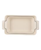 Set mit 2 Küchenutensilien: Löffel und Spatel + 2 rote/grüne rechteckige Schalen