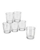 Lot de 6 Verres transparents - 256 ml