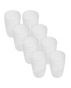 Lot de 8 Verres  transparents - 380ml
