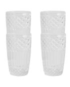 Lot de 8 Verres  transparents - 380ml