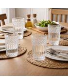 Lot de 8 Verres  transparents - 380ml