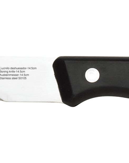 15-teiliges schwarzes Messer