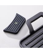 Rechteckiger Grill mit schwarzen Griffen - D. 43×23 cm