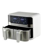 Freidora MasterPro Rocket Duo 900, color gris, 2400 W