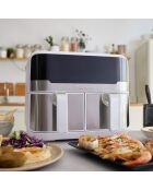 Freidora MasterPro Rocket Duo 900, color gris, 2400 W