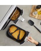 Freidora MasterPro Rocket Duo 900, color gris, 2400 W