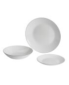 Tafelservice San Ignacio weiß/blau - 12-teilig