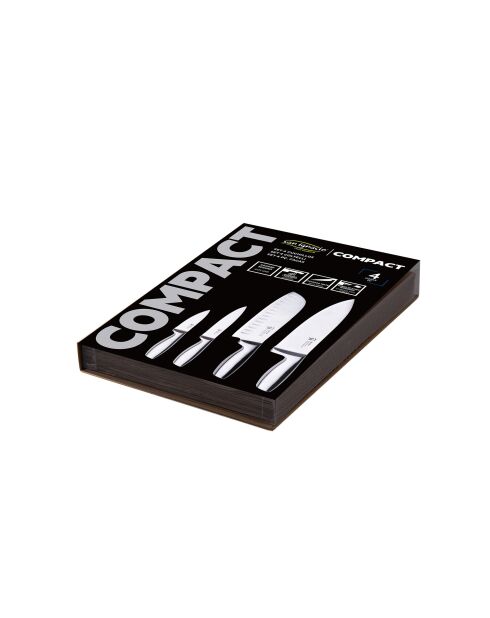 4 Couteaux de cuisine argentés