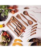 4 Couteaux de cuisine argentés