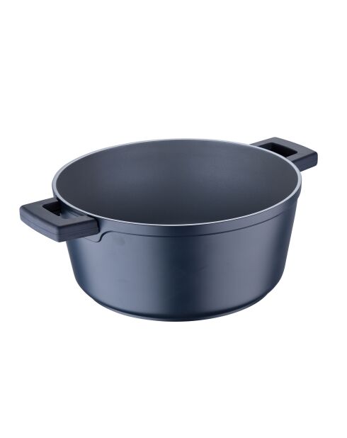MasterPro Indigo grijze braadpan met inductiedeksel - D. 28x13cm