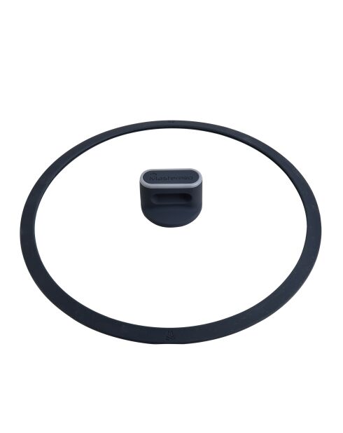 MasterPro Indigo grijze braadpan met inductiedeksel - D. 28x13cm