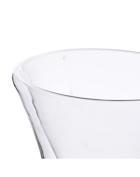 Lot de 2 Verres à cocktail transparents - 230 ml