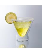 Lot de 2 Verres à cocktail transparents - 230 ml