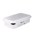 Luftdichter Becher für Feinschmecker, 1,8 l, weiß — D. 26,5 x 16,2 x 6,5 cm