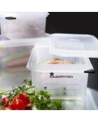 Luftdichter Becher für Feinschmecker, 1,8 l, weiß — D. 26,5 x 16,2 x 6,5 cm