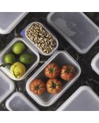 Luftdichter Becher für Feinschmecker, 1,8 l, weiß — D. 26,5 x 16,2 x 6,5 cm