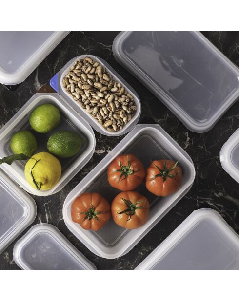 Luftdichter Becher für Feinschmecker, 1,8 l, weiß — D. 26,5 x 16,2 x 6,5 cm