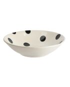 Weißes/schwarzes Tafelservice - 12 Stück