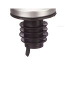 Set de 2 dosificadores en forma de embudo transparentes/metálicos