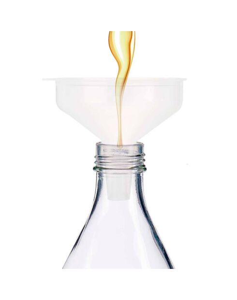 Lot de 2 Doseurs entonnoir transparents/métaux