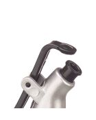 Set de 2 dosificadores en forma de embudo transparentes/metálicos