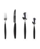 Lot de 16 pièces de couverts San Ignacio noirs