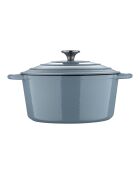 Pentola blu Noia San Ignacio con coperchio - D. 25,5x12cm