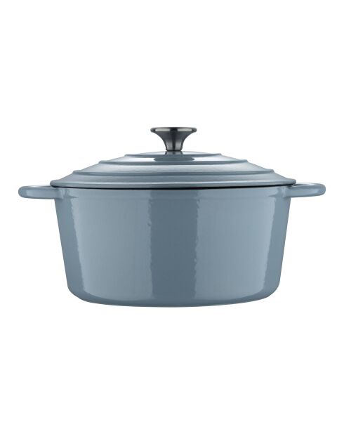 Noia San Ignacio blauwe stoofpot met deksel - D. 25,5x12cm