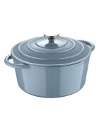 Pentola blu Noia San Ignacio con coperchio - D. 25,5x12cm