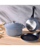 Pentola blu Noia San Ignacio con coperchio - D. 25,5x12cm