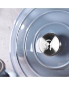 Pentola blu Noia San Ignacio con coperchio - D. 25,5x12cm