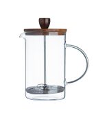 Cafetière à piston Noia San Ignacio transparente - D. 15,8x10x18,8cm