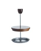 Cafetière à piston Noia San Ignacio transparente - D. 15,8x10x18,8cm