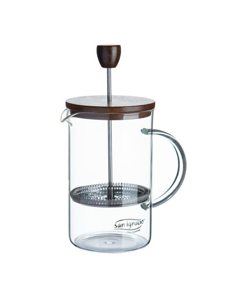 Cafetière à piston Noia San Ignacio transparente - D. 15,8x10x18,8cm