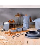 Cafetière à piston Noia San Ignacio transparente - D. 15,8x10x18,8cm